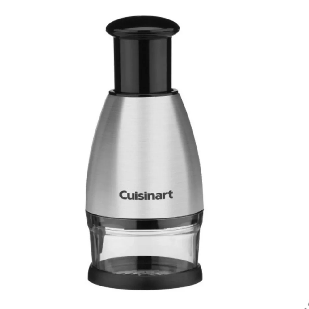 NWT Cuisinart Stainless Steel and Black Manual Chopper
